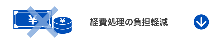 経費処理の負担軽減